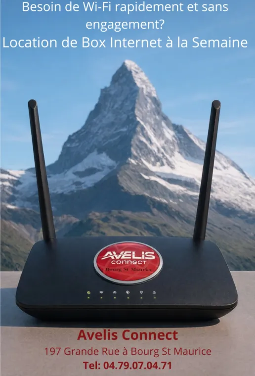 Location de box internet à Bourg Saint Maurice, Bourg-Saint-Maurice, AVELIS CONNECT